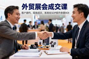 （16356期）外贸展会成交课，含目标制定、客户邀约、现场成交，系统化SOP提升参展ROI