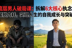 (17747期)付费文章:底层男人破局课:拆解 6 大核心执念,摆脱内耗,实现人生的自我成长与突破